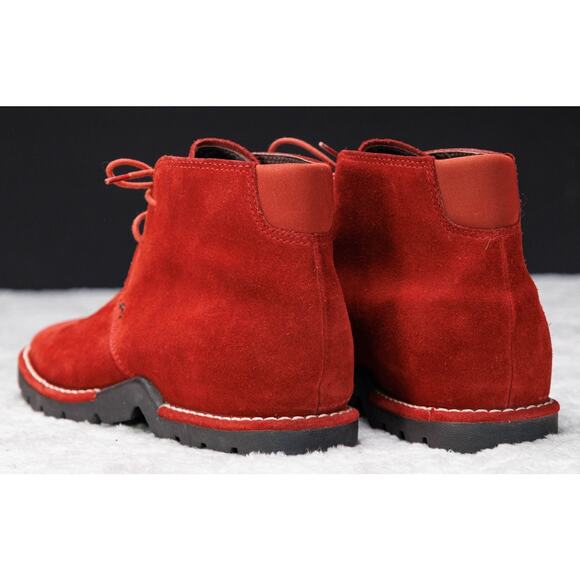 Cole Haan Country Voyager Red Suede Chukka Waterproof Boots Womens Size 8 - Picture 8 of 16